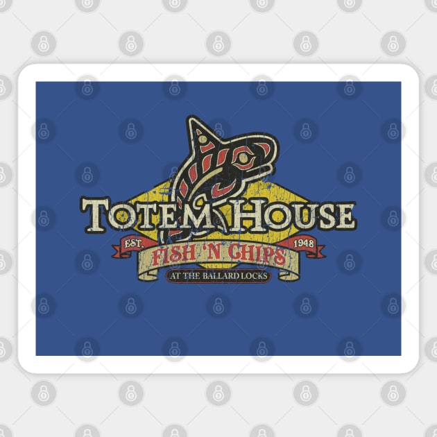 Totem House Fish ‘n Chips 1948 Magnet by JCD666